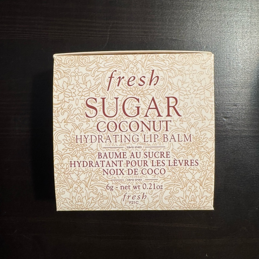 Fresh Coconut Lip Balm in Cream Box